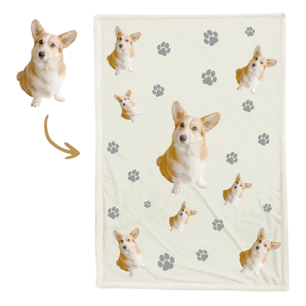 Custom Pet Fleece Blanket