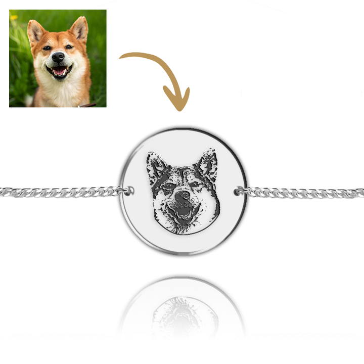 Pet Portrait Custom Bracelet 