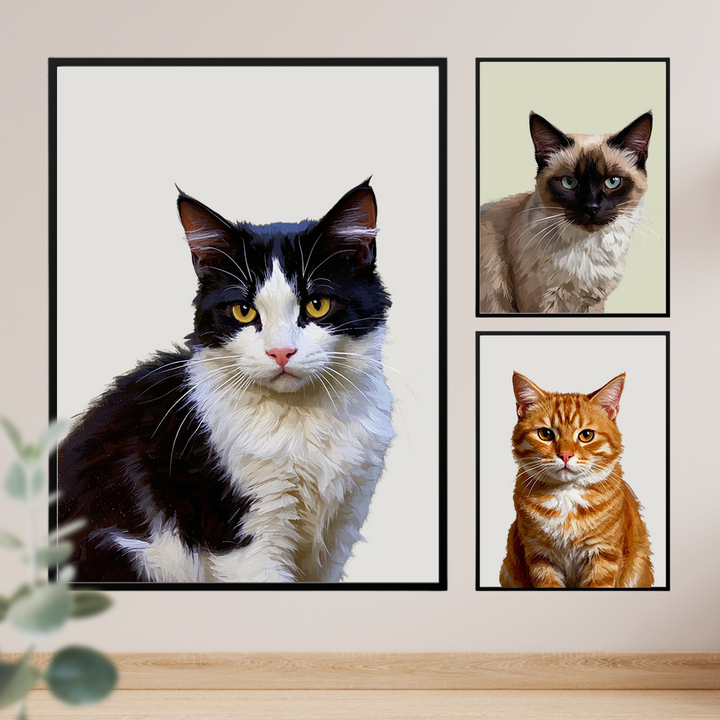 Cat Color Custom Custom Cat Portrait – Myminipets