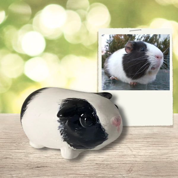 Custom Guinear Clay Figurine – Handmade Pet Sculpture, Cute Gift for Guinear Owners