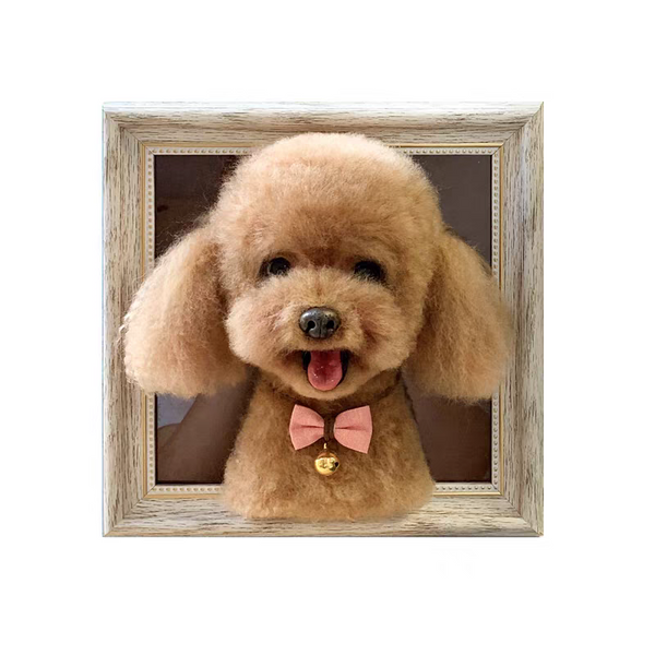 Custom Framed Plush Pet From Photo