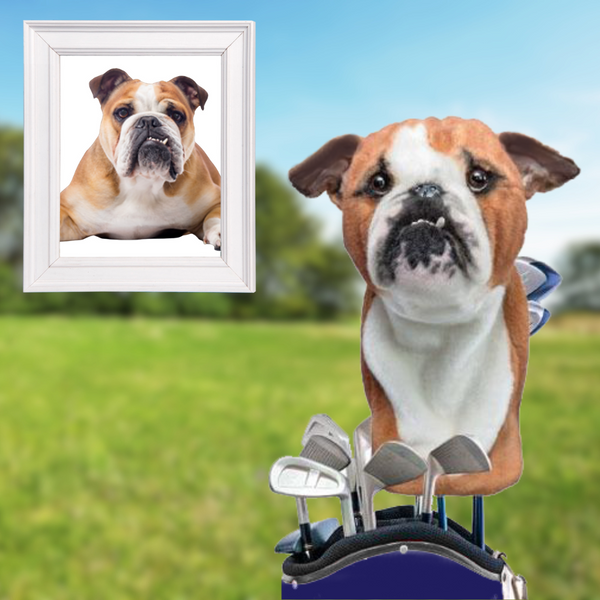 1. Custom Dog Golf Headcovers