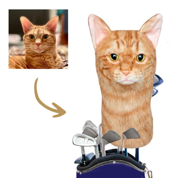 Myminipets Personalized Cat Golf Headcover from Photo