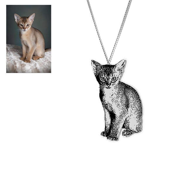 Personalized Cat Necklace