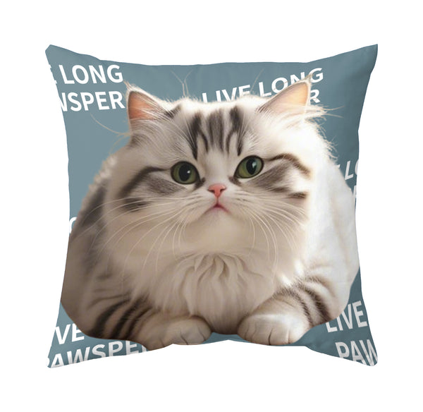 Customize Square Pillow with Your Cat Picture