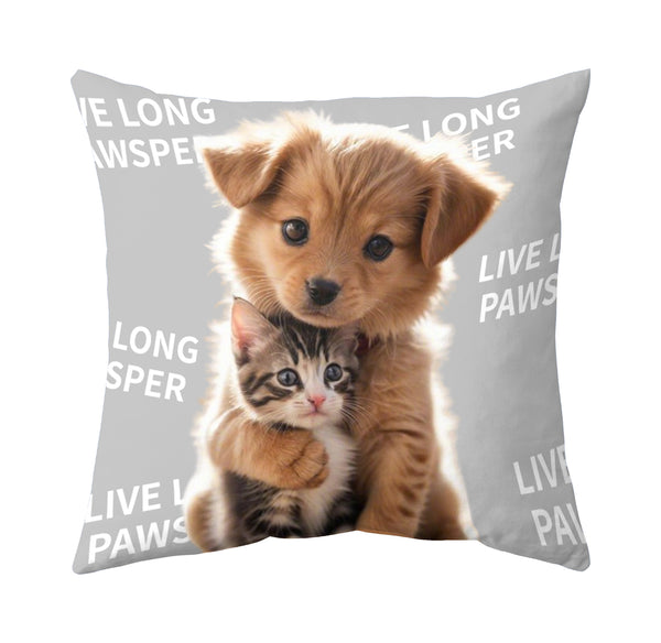 Custom Dog and Cat Square Pillows