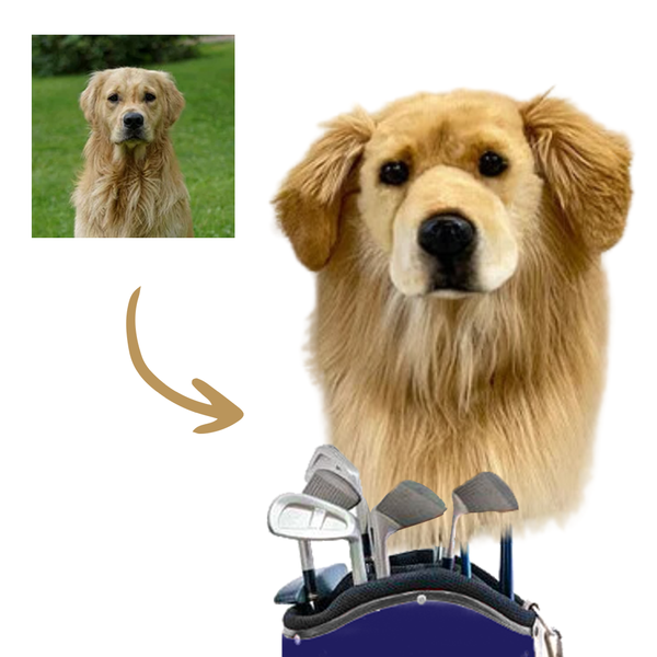 1. Custom Dog Golf Head Cover – Myminipets