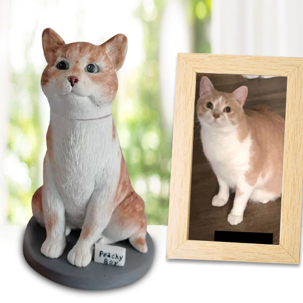 Custom Cat Bobbleheads Cake Toppers