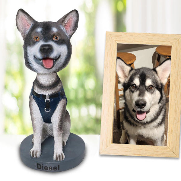 2. Myminipets Custom Dog Bobbleheads