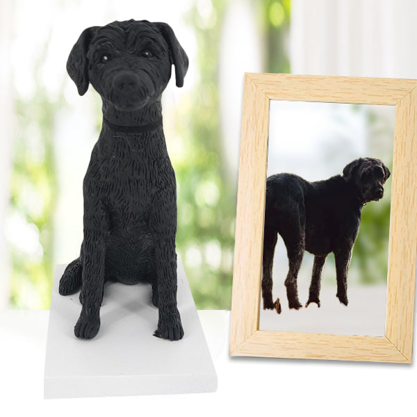 1. Myminipets Dog Cake Topper Bobblehead