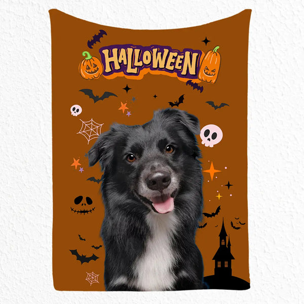 Personalized Halloween Pet Blanket