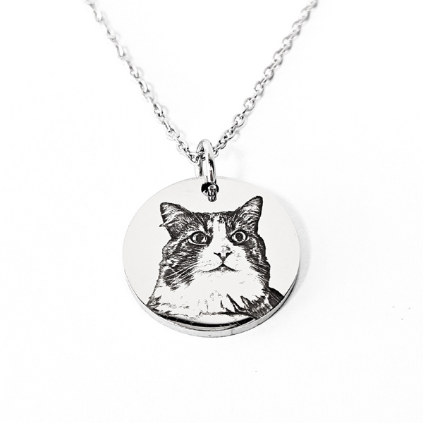 Cat Face Necklace