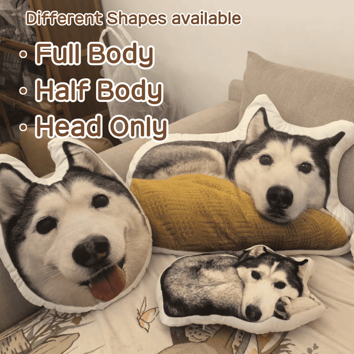 Custom Dog Shaped Pillow