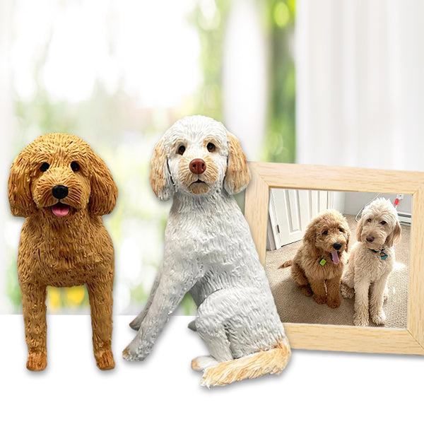 Custom Cockapoo dog bobblehead