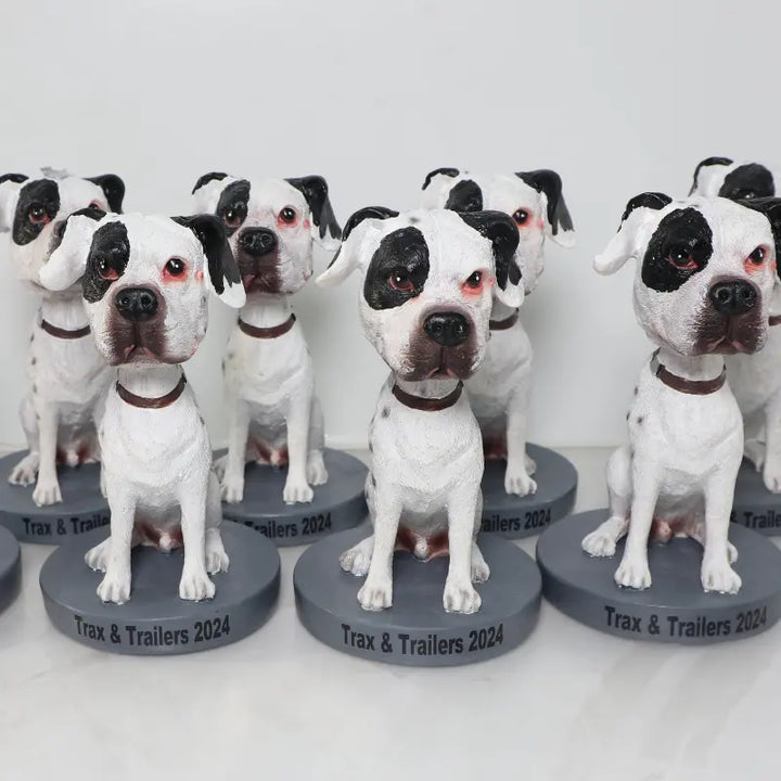 Set of dog figurines