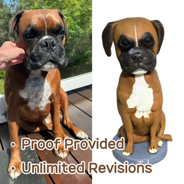 Custom dog bobblehead