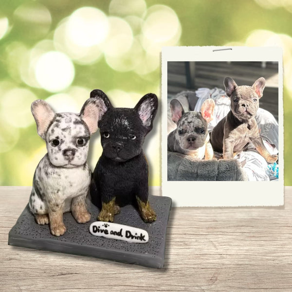 Custom dog bobbleheads, gift for pet lover