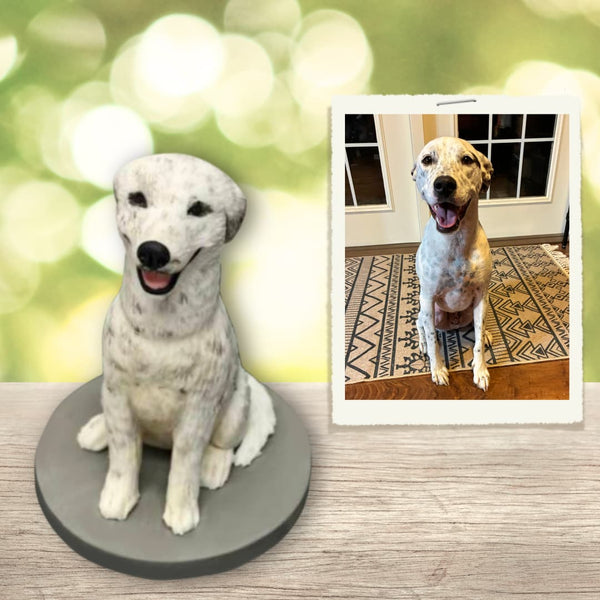 Personalized Dog Sculpture: Custom Pet Figurine for Home or Car