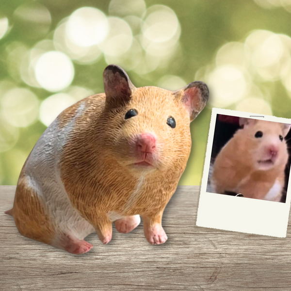 Custom Hamster Bobblehead, Custom Hamster Figure