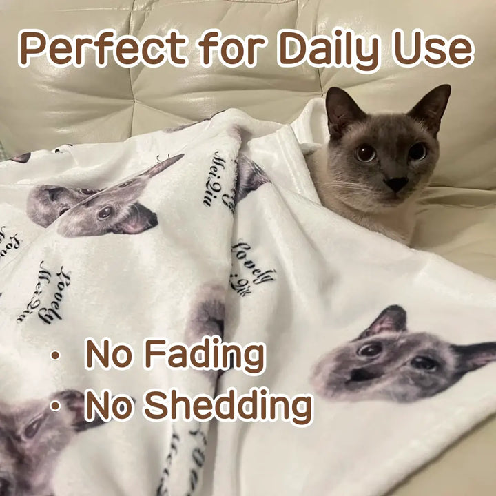 Custom pet blanket