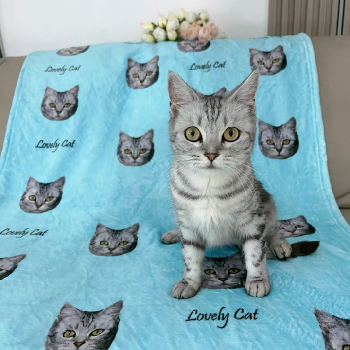Custom cat blanket