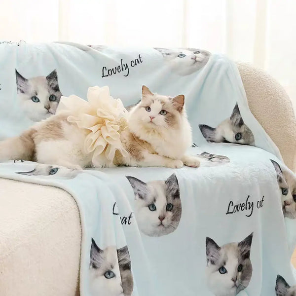 Custom cat blanket