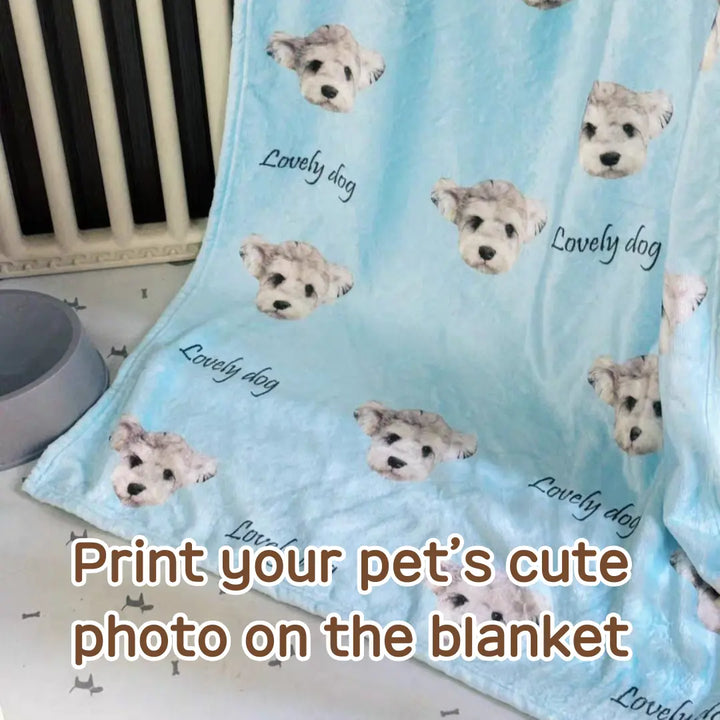 Custom pet blanket