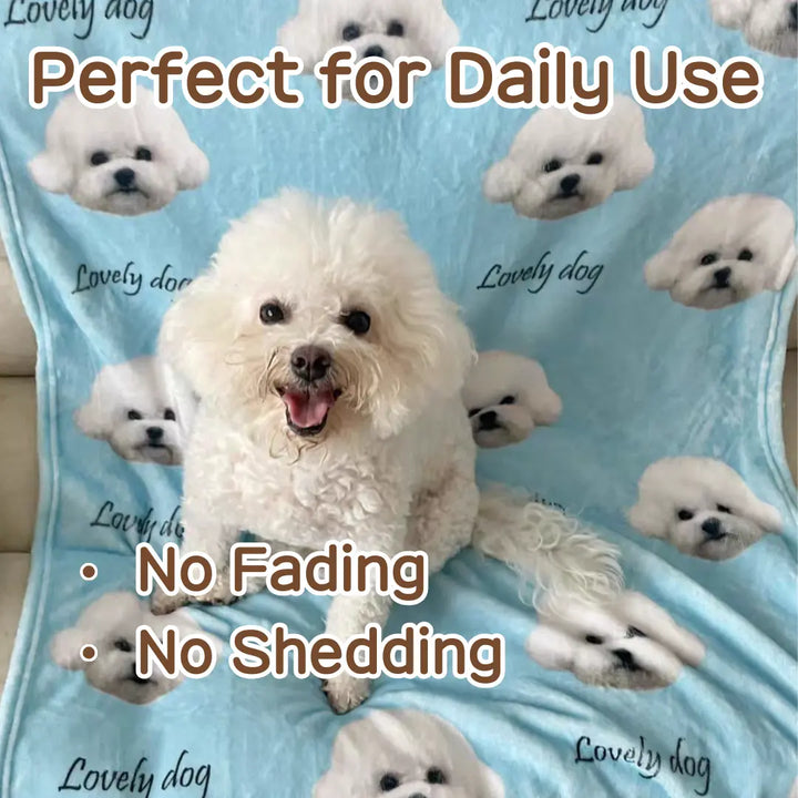Custom pet blanket