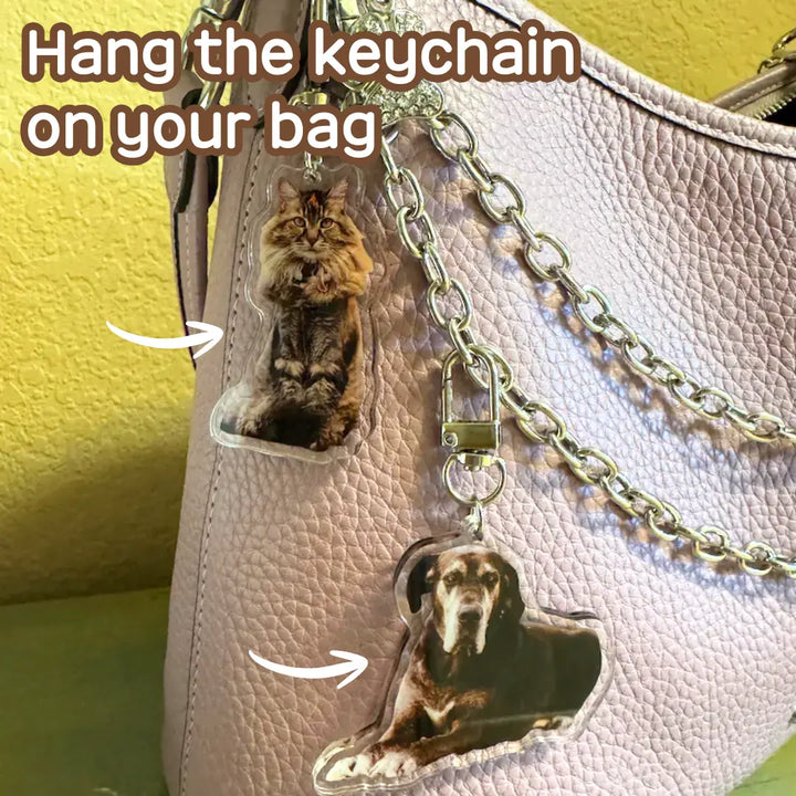 Custom pet keychain