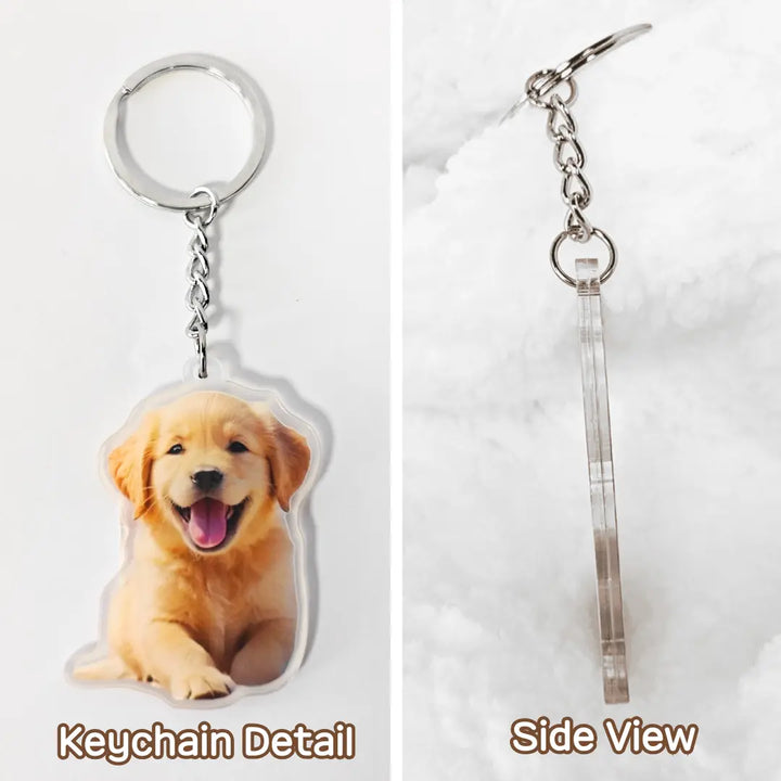Custom pet keychain