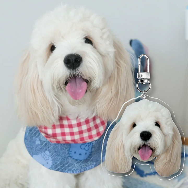 Custom dog keychain