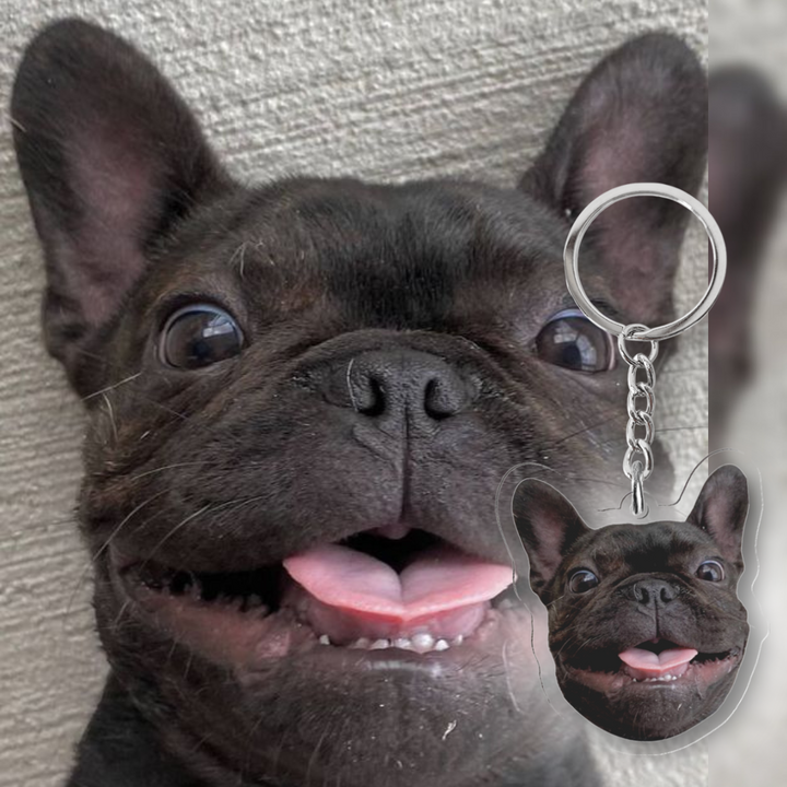 Custom dog keychain