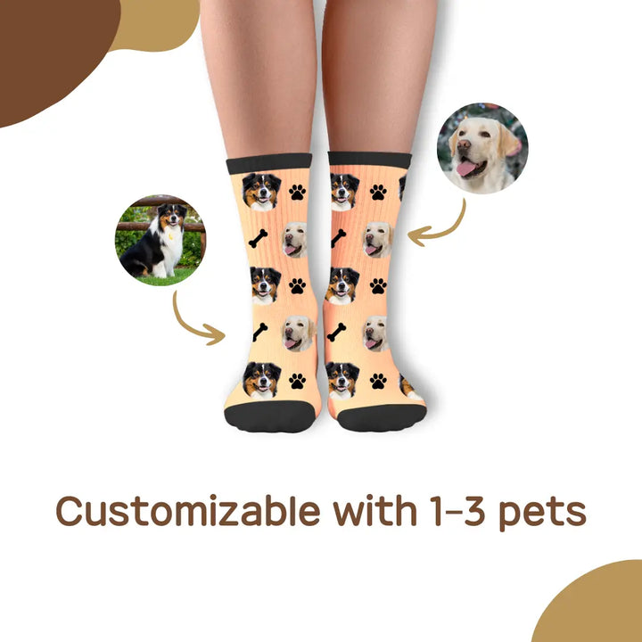 Custom pet socks