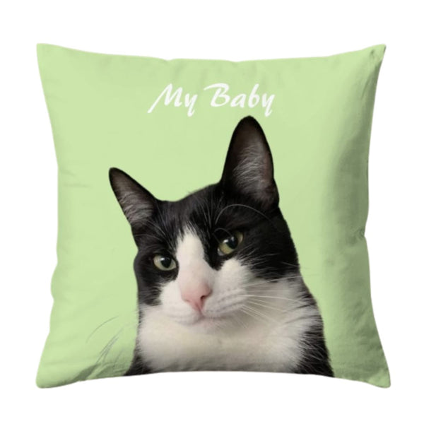 Custom pet square pillow