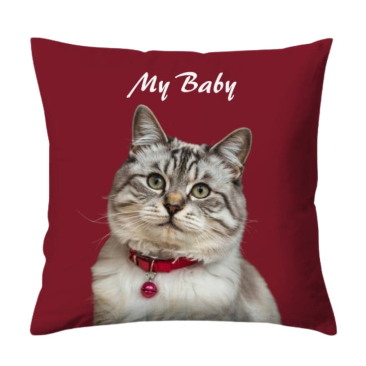 Custom pet square pillow