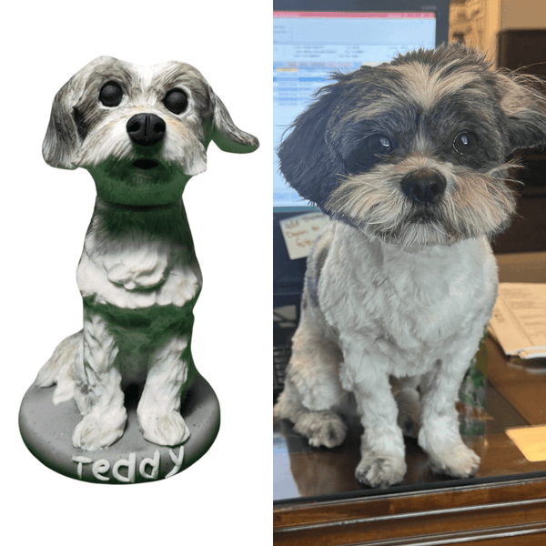 Dog Cake Topper Shih Tzu Bobblehead – Wedding Cake Topper