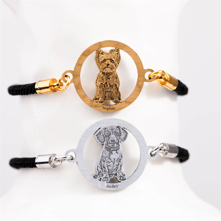 Custom pet Bracelet, pet on a Bracelet