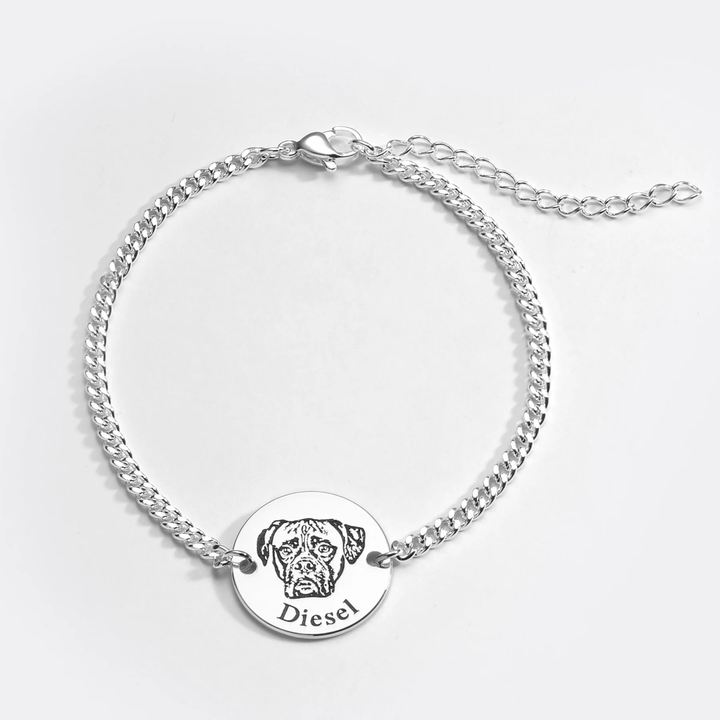 Personalized Pet Portrait Bracelet