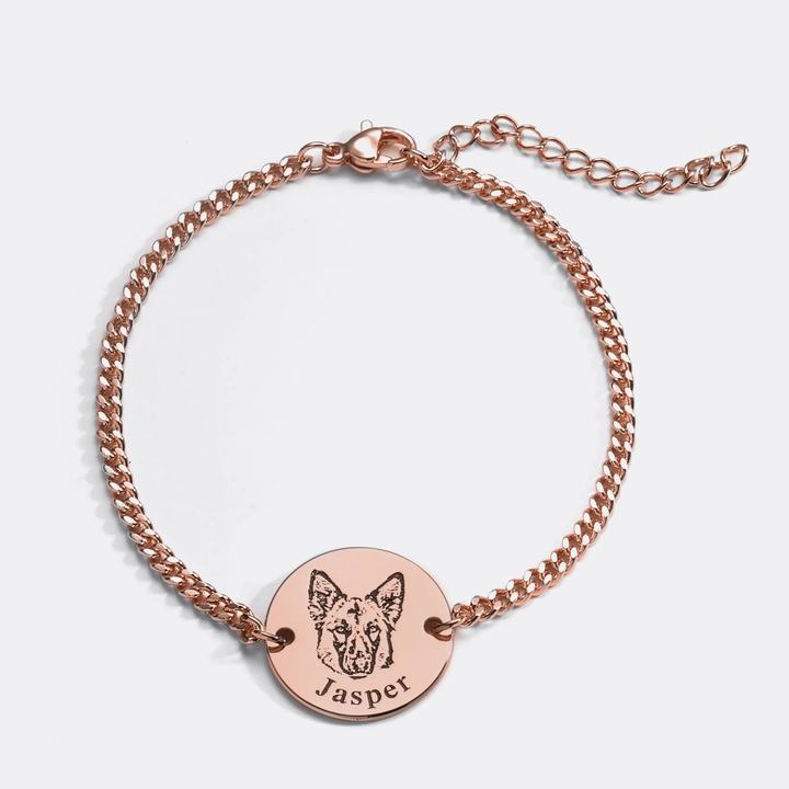 Custom Pet Portrait Bracelet